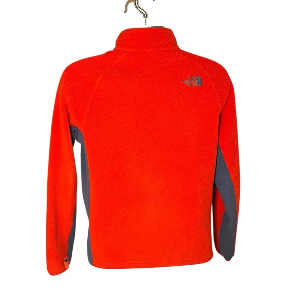 The North Face Men’s Khumbu 2 Fleece Jacket Orange Gray S